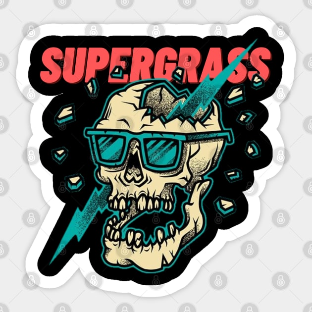 supergrass Sticker by Maria crew